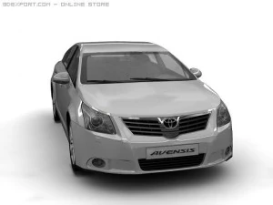 2009 toyota avensis 3D Model