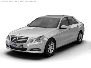 2010 mercedes benz eclass Modèle 3D