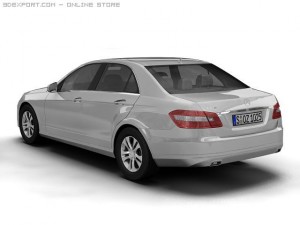 2010 mercedes benz eclass 3D Model