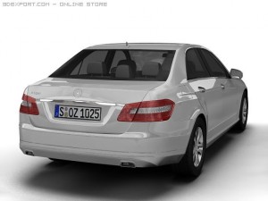 2010 mercedes benz eclass 3D Model