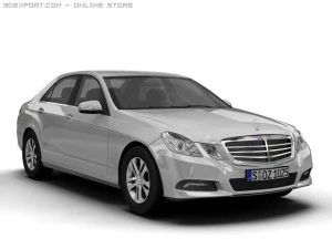 2010 mercedes benz eclass 3D Model