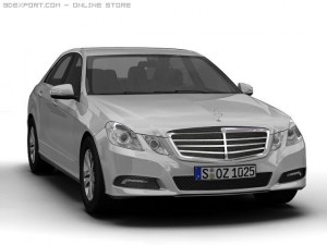 2010 mercedes benz eclass 3D Model