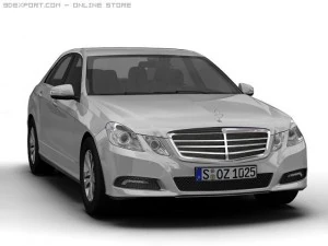2010 mercedes benz eclass 3D Model