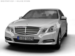 2010 mercedes benz eclass 3D Model