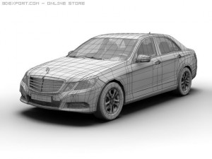 2010 mercedes benz eclass 3D Model