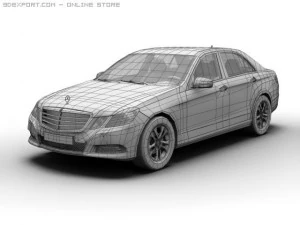 2010 mercedes benz eclass 3D Model