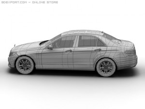 2010 mercedes benz eclass 3D Model