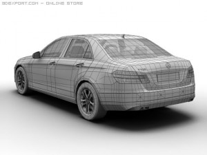 2010 mercedes benz eclass 3D Model