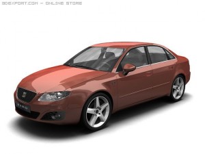 2010 seat exeo Modèle 3D
