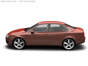 2010 seat exeo 3D Модель