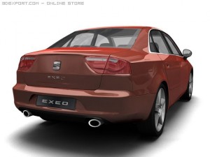 2010 seat exeo 3D Модель