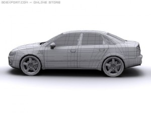 2010 seat exeo 3D Модель
