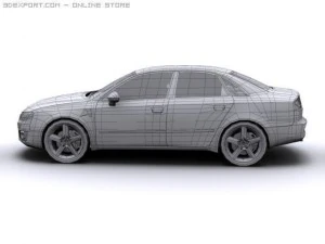 2010 seat exeo 3D Model