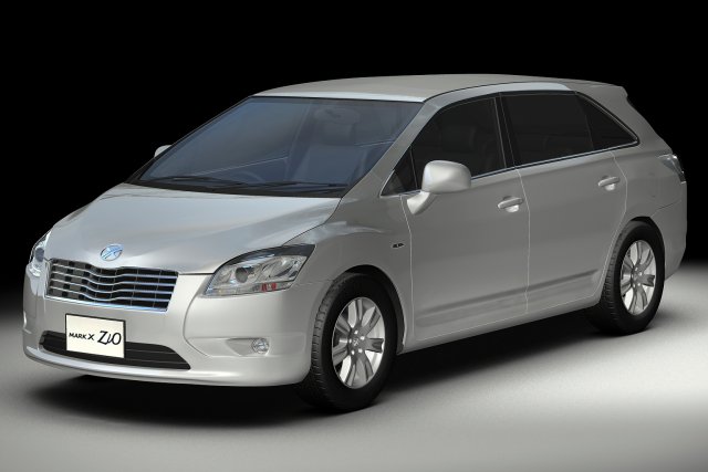 2008 toyota mark x zio 3D 모델 .c4d .max .obj .3ds .fbx .stl .blend 