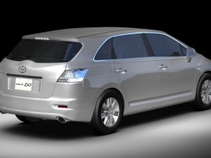 2008 toyota mark x zio 3D 모델