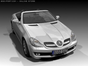 2008 mercedes benz slk 3D Model
