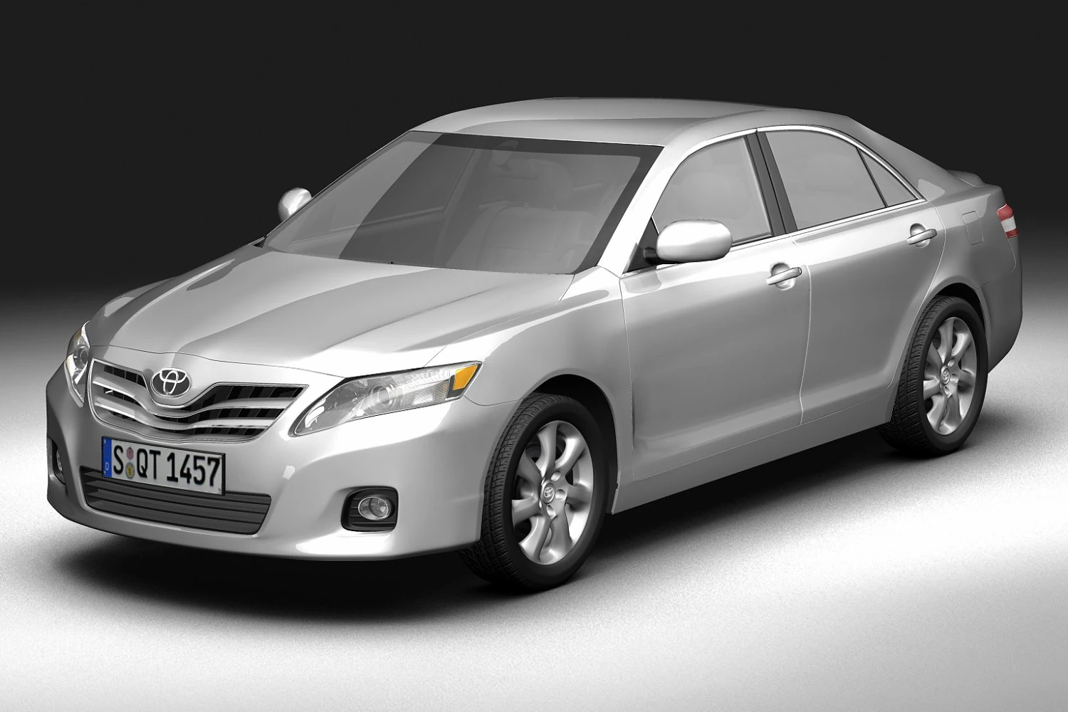 2010 toyota camry 3D Model .c4d .max .obj .3ds .fbx .stl .blend