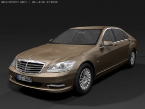 2010 mercedes benz s class Modèle 3D