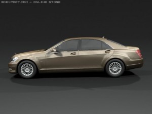 2010 mercedes benz s class Modelo 3D