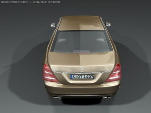 2010 mercedes benz s class Modelo 3D