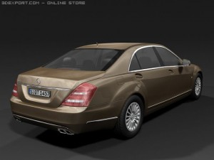 2010 mercedes benz s class Modelo 3D