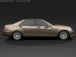 2010 mercedes benz s class Modelo 3D