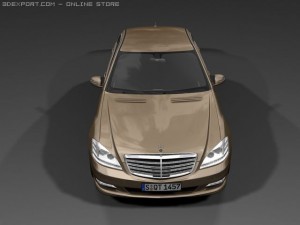 2010 mercedes benz s class Modelo 3D
