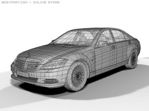 2010 mercedes benz s class Modelo 3D