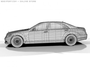 2010 mercedes benz s class Modelo 3D