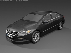 2009 volkswagen passat cc Model 3D