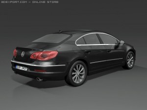 2009 volkswagen passat cc 3D Model
