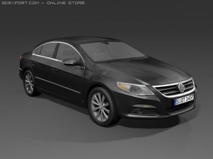 2009 volkswagen passat cc 3D Model