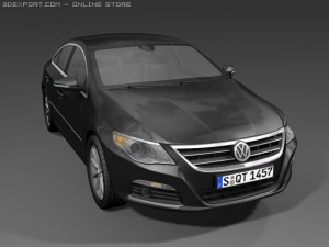 2009 volkswagen passat cc 3D Model