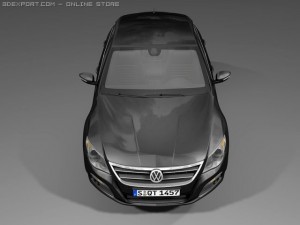 2009 volkswagen passat cc 3D Model