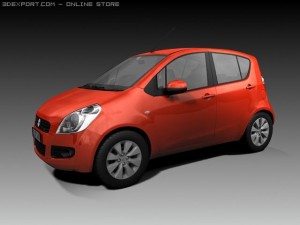 2008 suzuki splash 3D Model