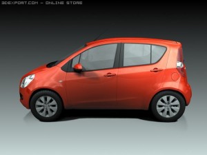 2008 suzuki splash Modelo 3D