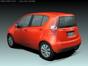 2008 suzuki splash Modelo 3D