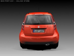2008 suzuki splash Modelo 3D