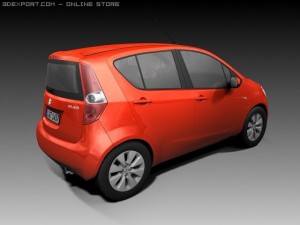 2008 suzuki splash Modelo 3D