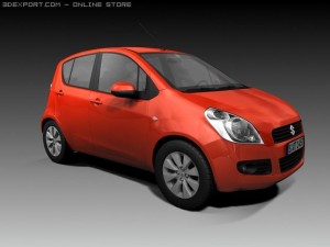 2008 suzuki splash Modelo 3D