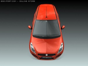 2008 suzuki splash Modelo 3D