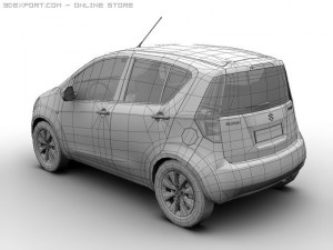 2008 suzuki splash Modelo 3D