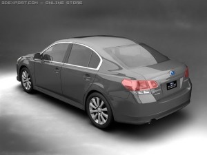 2010 subaru legacy Modelo 3D