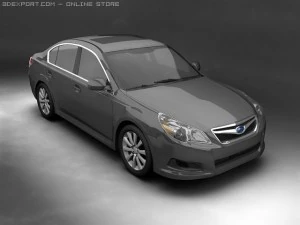 2010 subaru legacy 3D Model