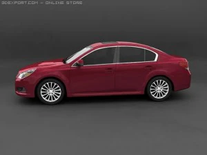 2010 subaru legacy gt 3D Model