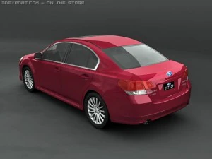 2010 subaru legacy gt 3D Model