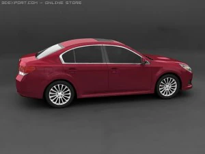2010 subaru legacy gt 3D Model