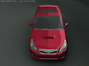2010 subaru legacy gt 3D Model