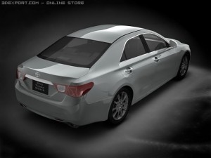 2010 toyota mark x 3Dモデル