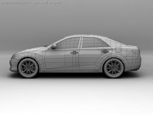 2010 toyota mark x 3Dモデル